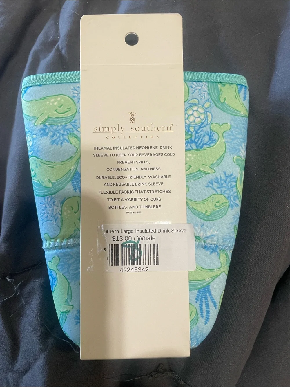 Simply Southern Insulated Drink Holder  fits 30-32 ounces.
